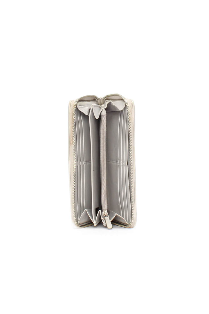 Cartera Coach gris, vista lateral – ClosetRehab