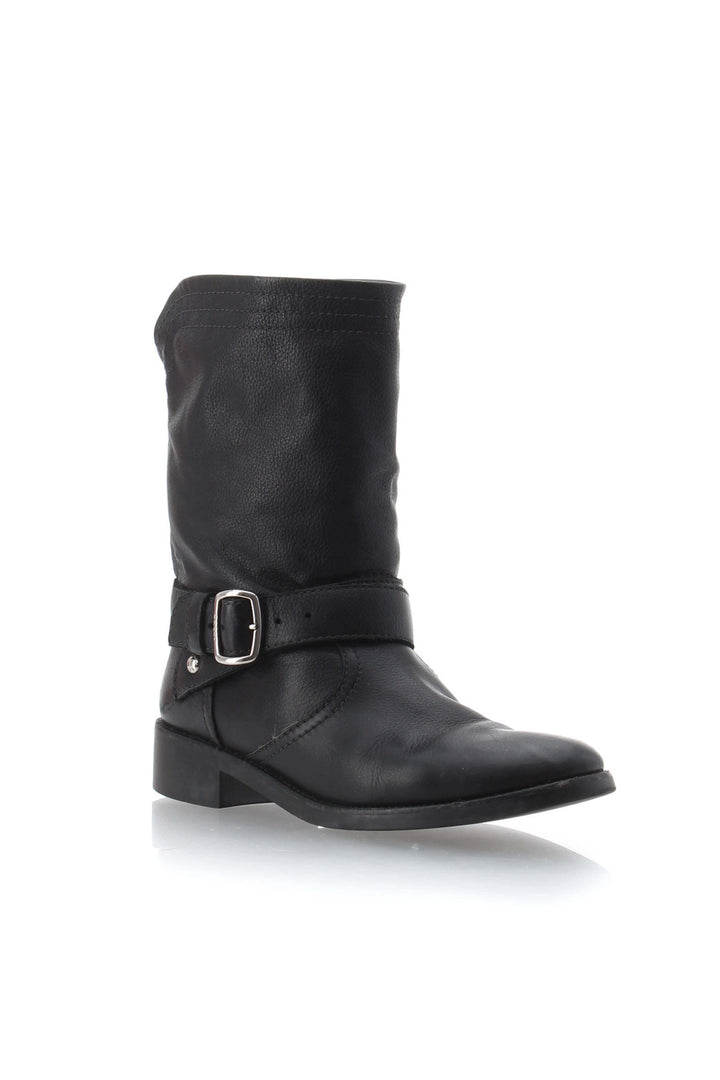 Zapato Bally negro, vista posterior – ClosetRehab