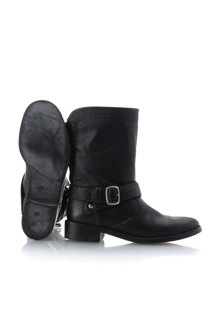 Zapato Bally negro, detalle 6 – ClosetRehab