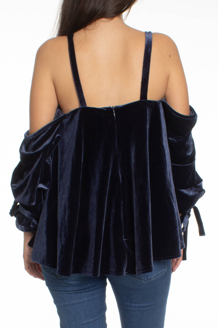 Blusa Blink azul, vista posterior – ClosetRehab