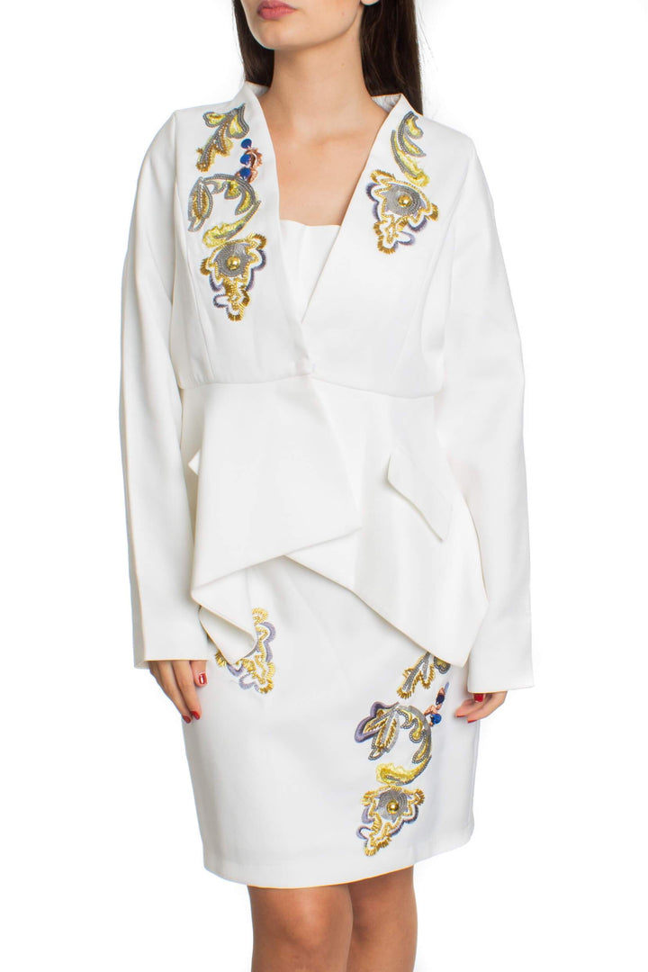Conjunto Dolce & Gabbana blanco, vista frontal – ClosetRehab