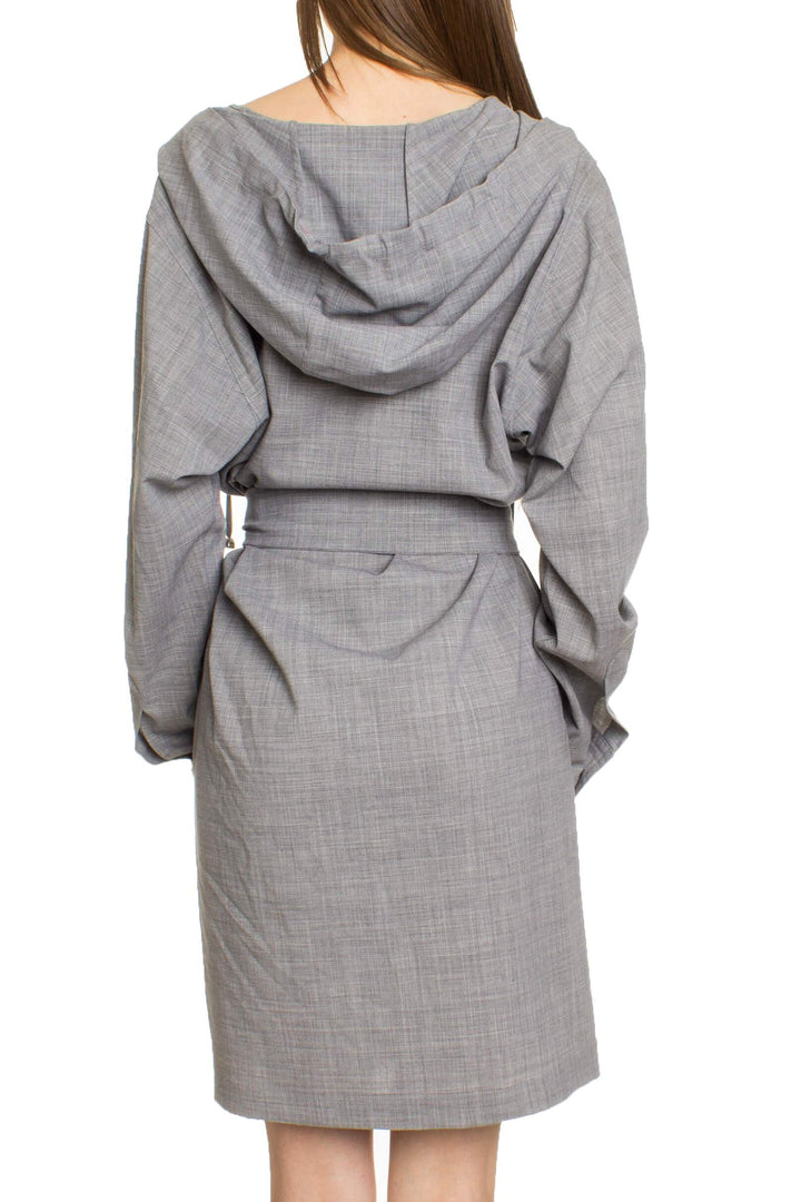 Vestido Maxmara gris, vista posterior – ClosetRehab