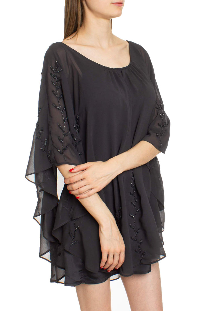 Vestido Free People gris, vista frontal – ClosetRehab