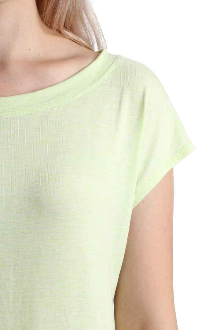 Blusa Zella verde, vista lateral – ClosetRehab