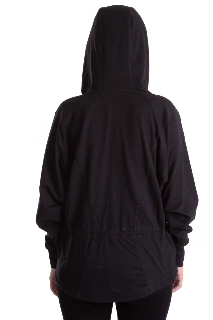 Chamarra Zella negro, vista lateral – ClosetRehab