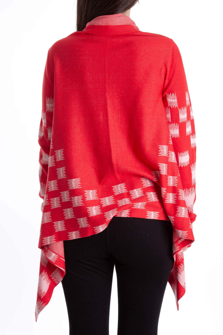 Suéter BCBG Maxazria naranja, vista posterior – ClosetRehab