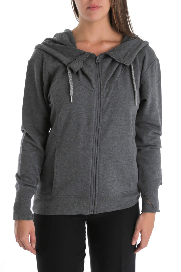 Sudadera Zella gris, vista frontal – ClosetRehab