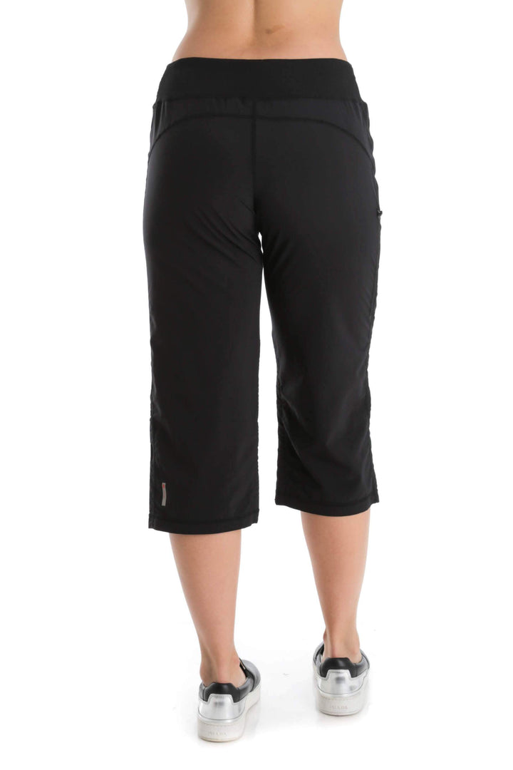 Pantalón Zella negro, vista posterior – ClosetRehab