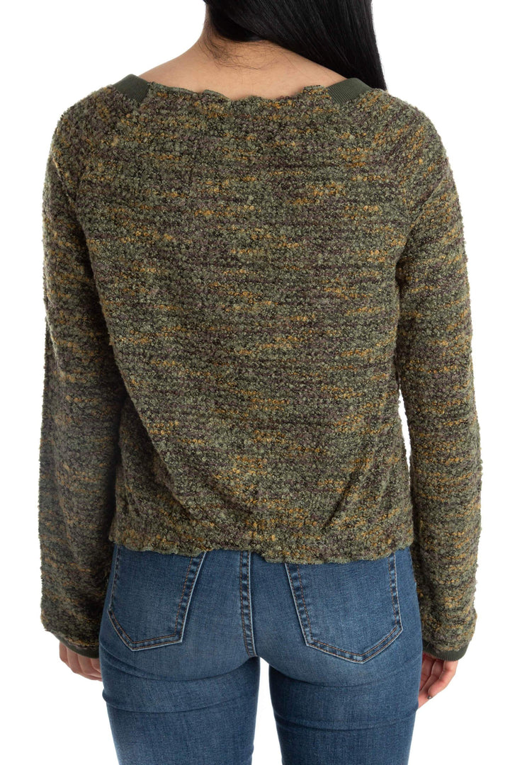 Abrigo Free People verde, vista posterior – ClosetRehab