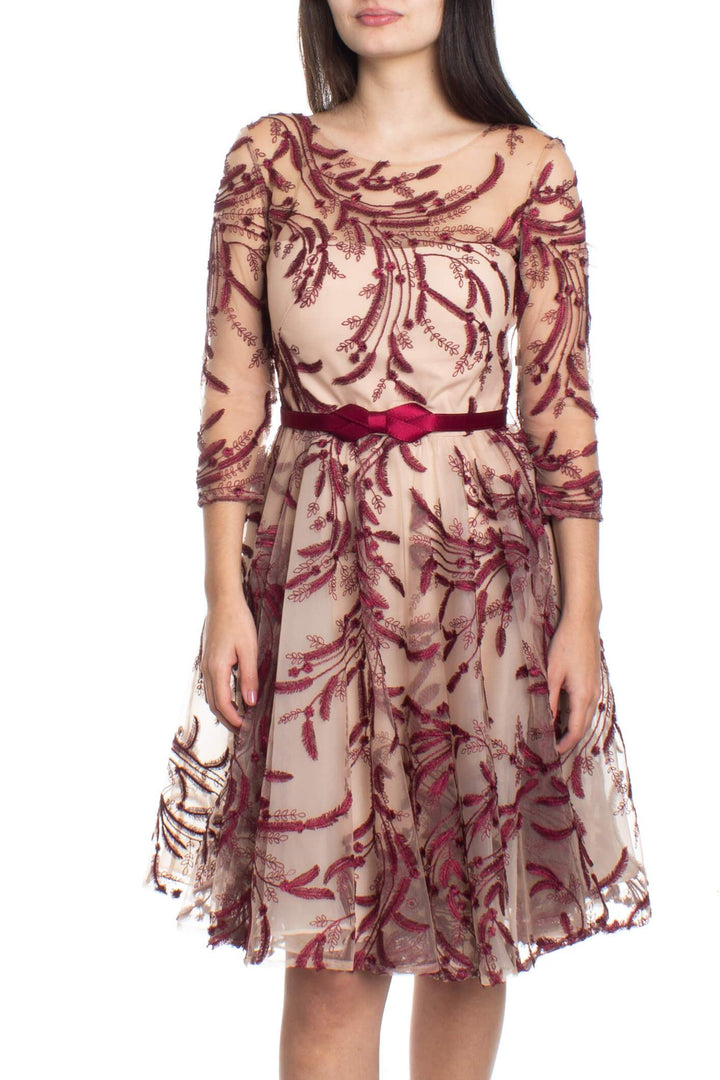 Vestido Marchesa Notte, vista frontal – ClosetRehab