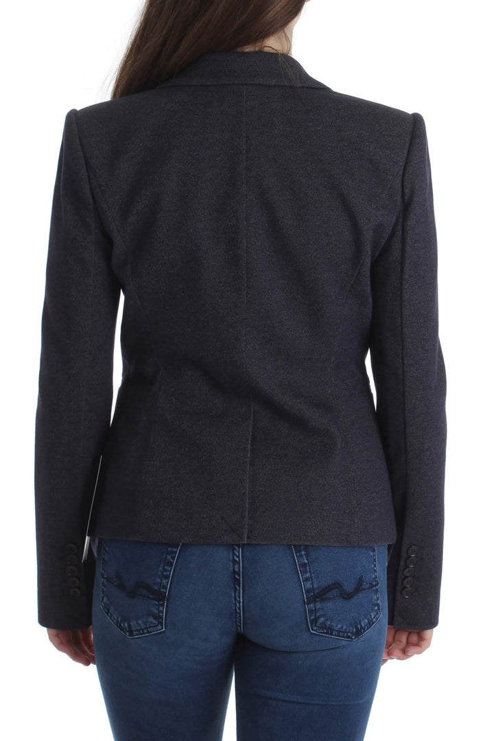Saco BCBGMAXAZRIA azul, vista posterior – ClosetRehab