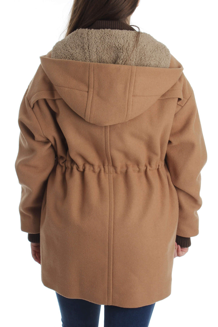 Saco BCBGMAXAZRIA café, vista posterior – ClosetRehab