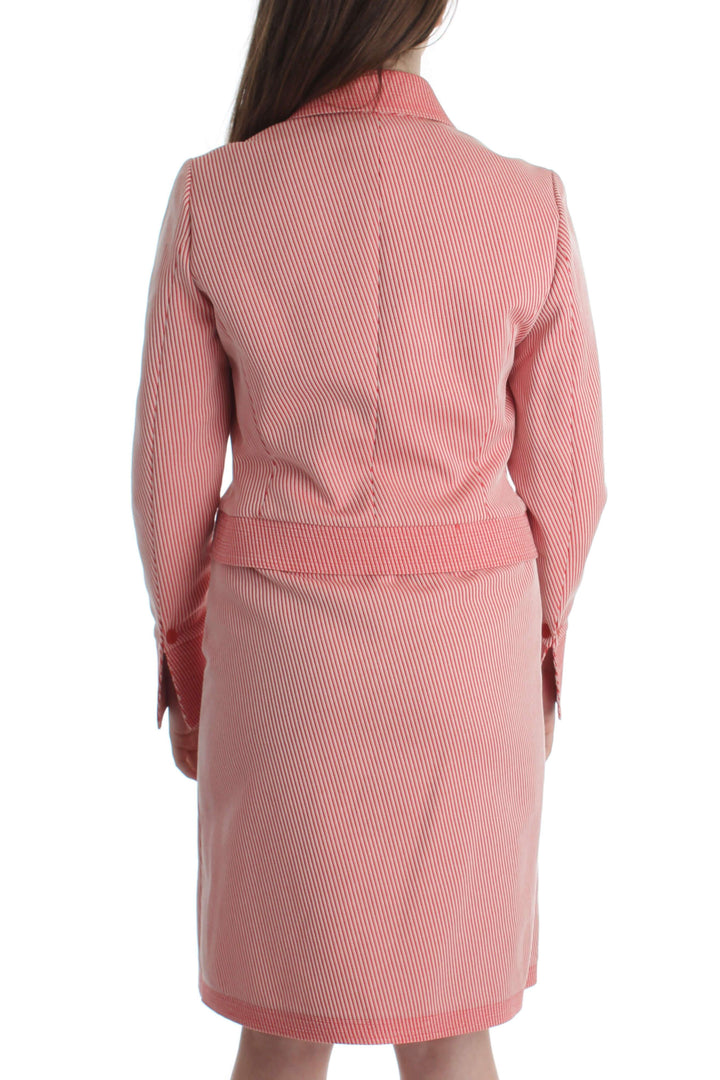 Saco Anne Klein rojo, vista posterior – ClosetRehab