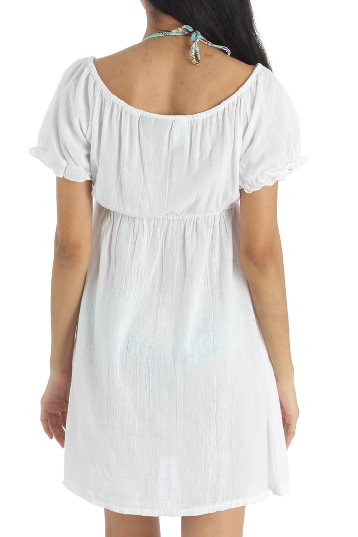 Vestido La Blanca blanco, vista posterior – ClosetRehab