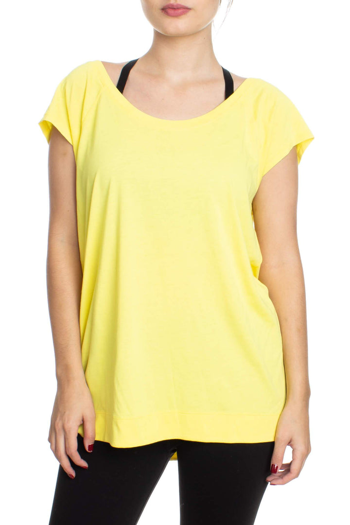 Blusa Zella amarillo, vista frontal – ClosetRehab