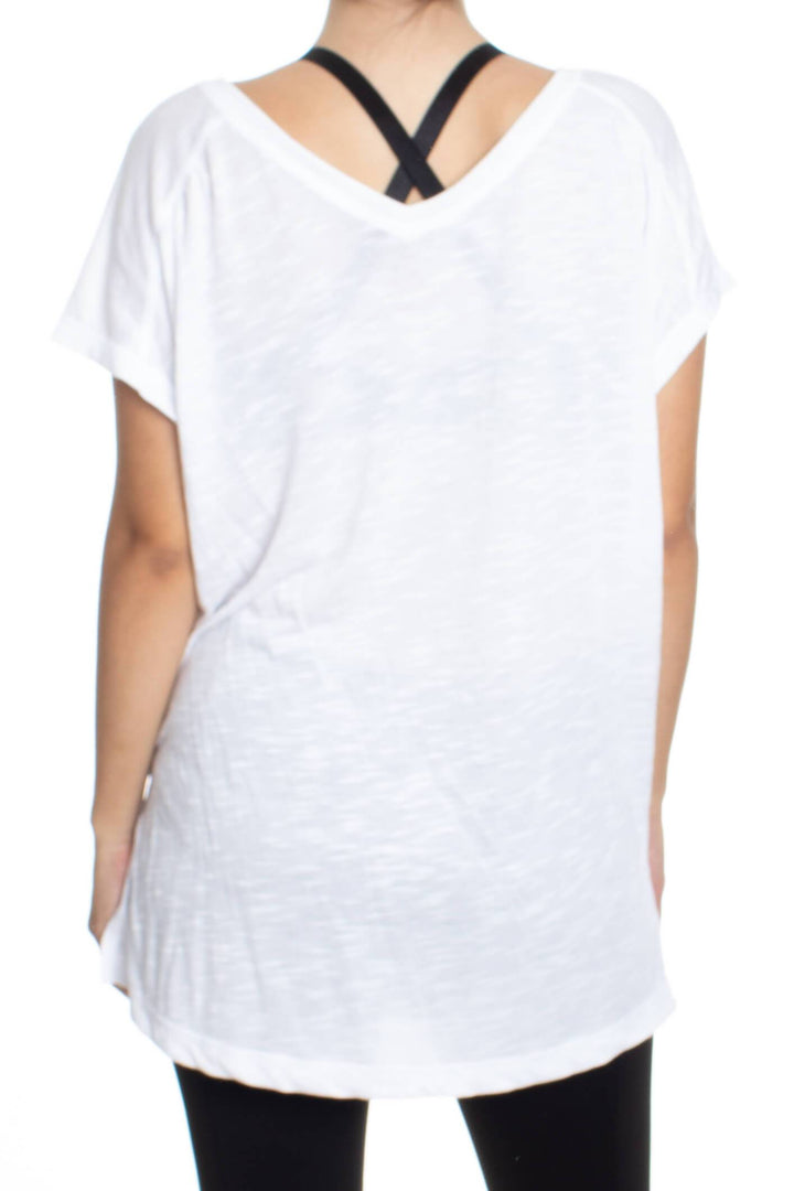 Blusa Zella blanco, vista posterior – ClosetRehab