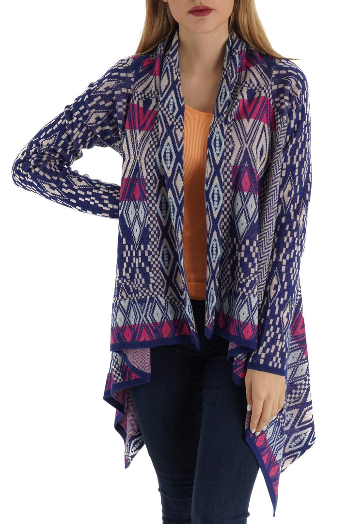 Suéter BCBG Maxazria estampado, vista frontal – ClosetRehab