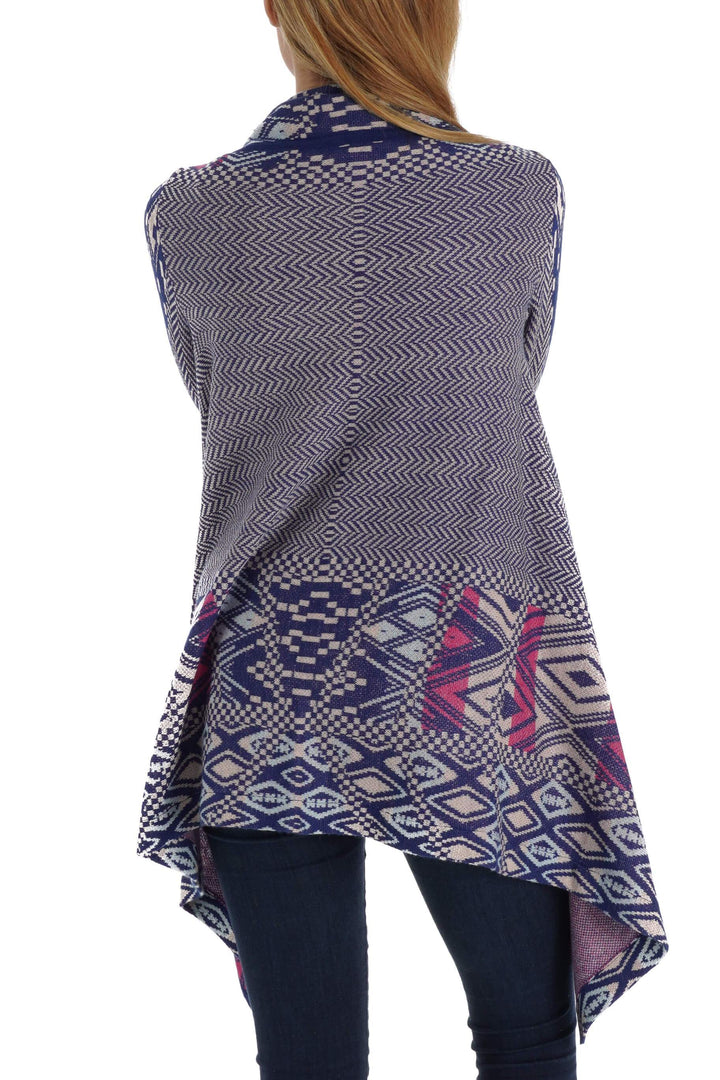 Suéter BCBG Maxazria estampado, vista posterior – ClosetRehab