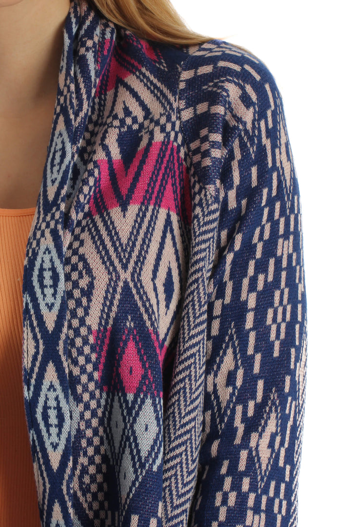 Suéter BCBG Maxazria estampado, vista lateral – ClosetRehab