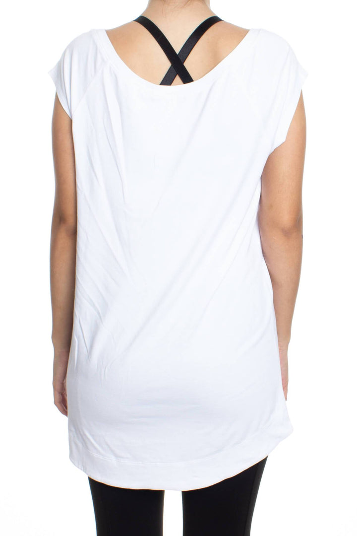 Blusa Zella blanco, vista posterior – ClosetRehab
