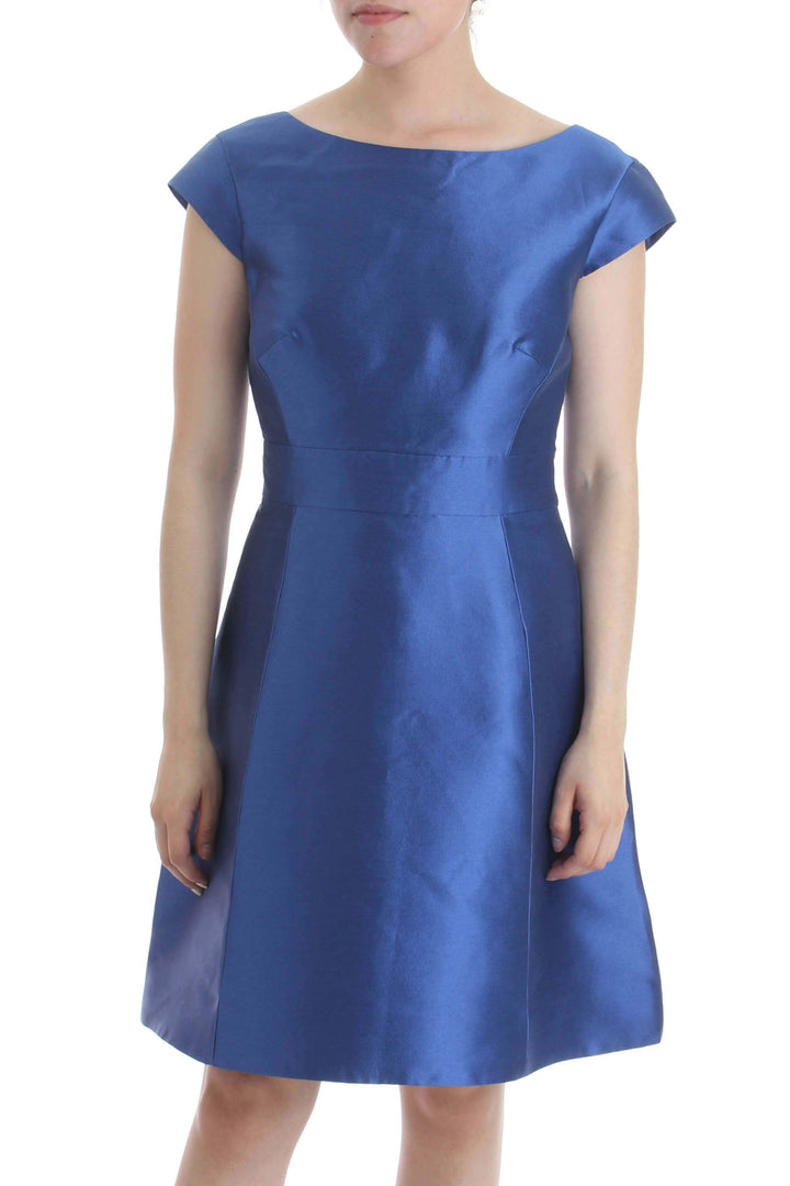 Vestido Kate Spade azul, vista frontal – ClosetRehab
