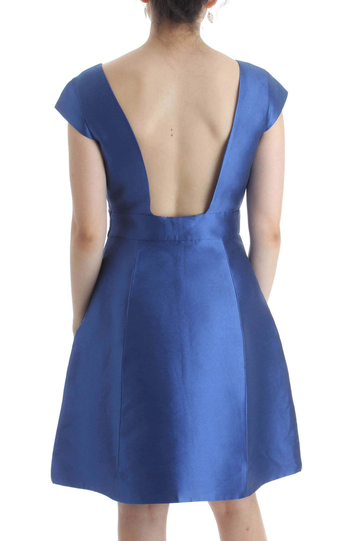 Vestido Kate Spade azul, vista posterior – ClosetRehab