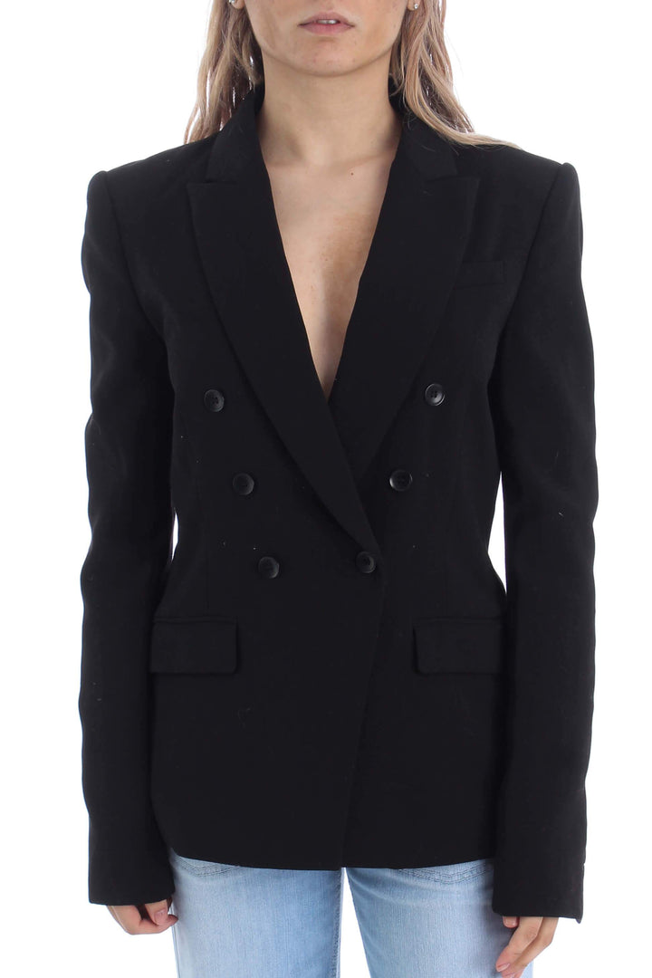 Saco BCBG Mazaxria negro, vista frontal – ClosetRehab