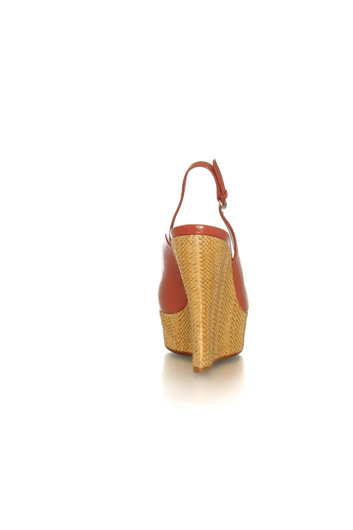Zapato Gucci café y rosa, detalle 5 – ClosetRehab