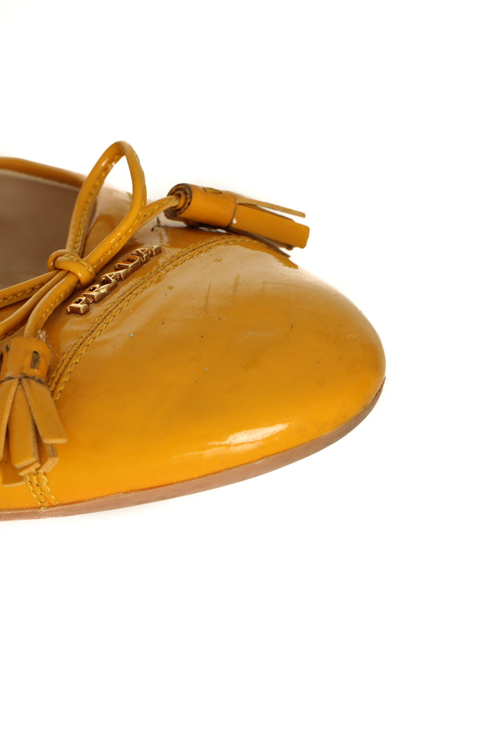 Zapato Prada amarillo, detalle 10 – ClosetRehab