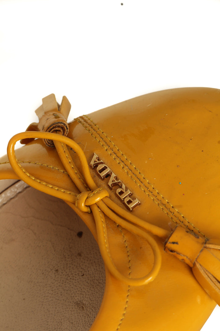 Zapato Prada amarillo, detalle 11 – ClosetRehab