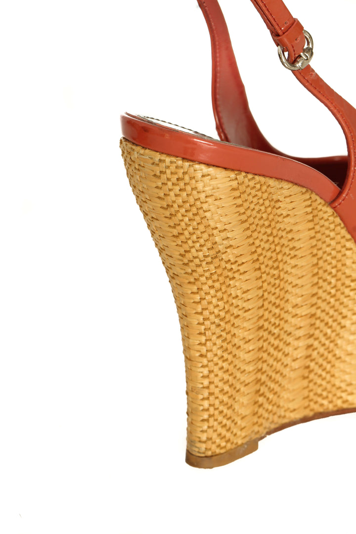 Zapato Gucci café y rosa, detalle 9 – ClosetRehab