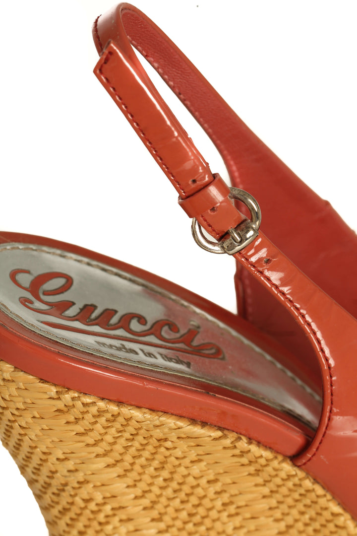 Zapato Gucci café y rosa, detalle 11 – ClosetRehab