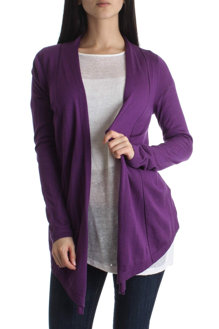 Suéter Hugo Boss NWT morado, vista frontal – ClosetRehab