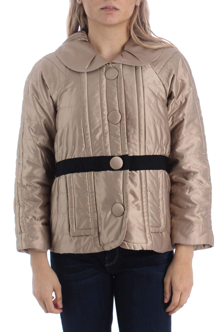 Abrigo Marc by Marc Jacobs dorado, vista frontal – ClosetRehab