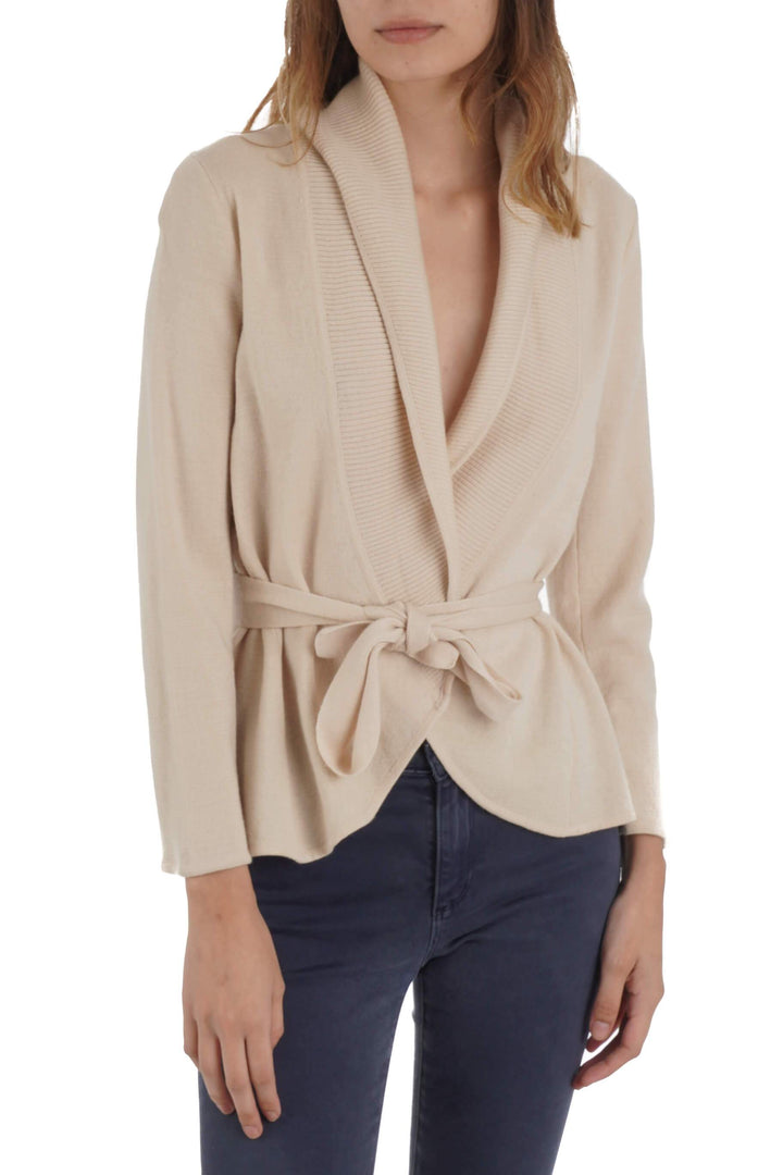 Suéter BCBG Maxazria NWT beige, vista frontal – ClosetRehab