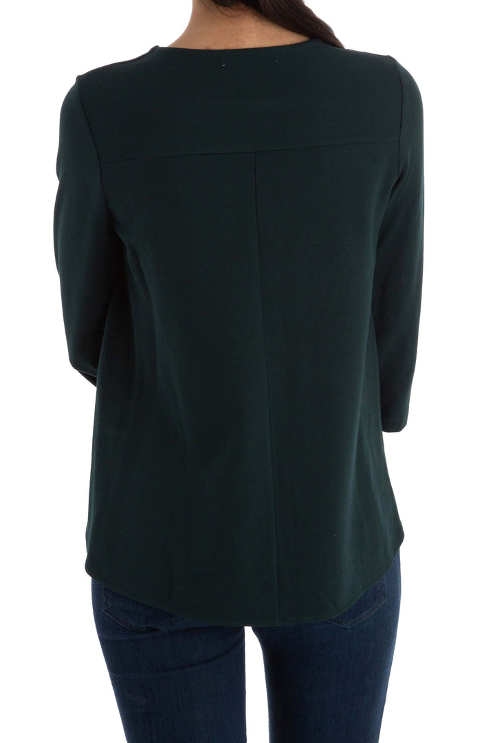 Blusa Purificacion Garcia verde, vista posterior – ClosetRehab