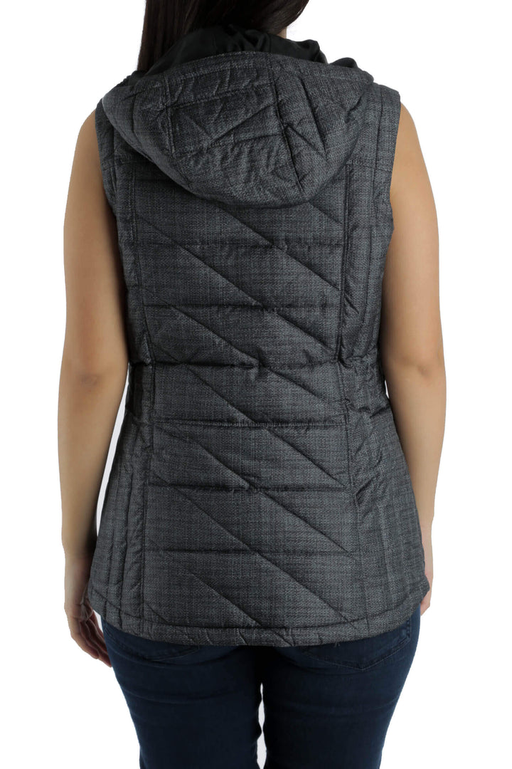 Chaleco Columbia gris, vista posterior – ClosetRehab