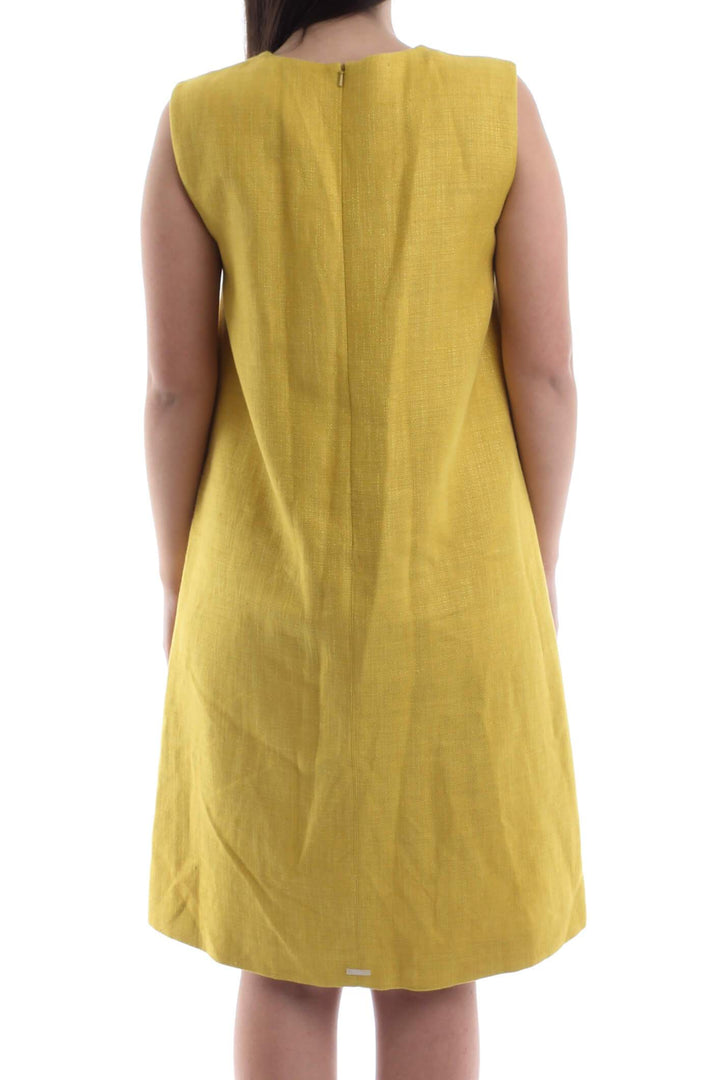Vestido S Max Mara amarillo, vista posterior – ClosetRehab
