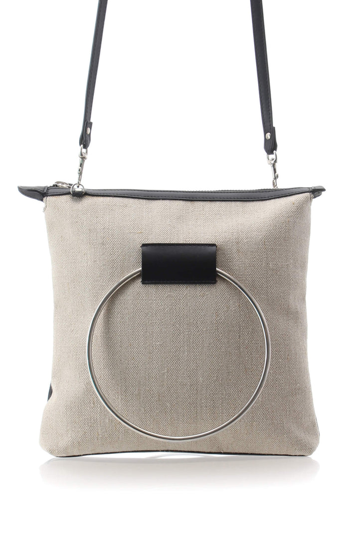 Bolsa Little Liffner beige, vista posterior – ClosetRehab