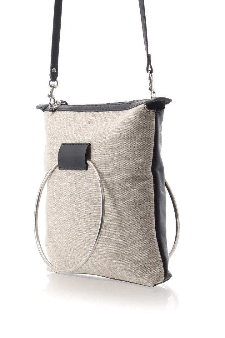 Bolsa Little Liffner beige, vista lateral – ClosetRehab
