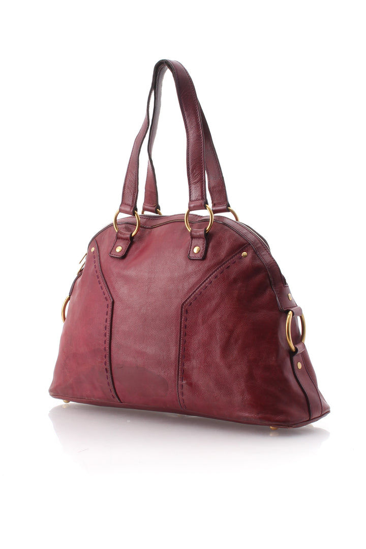 Bolsa Saint Laurent rojo, vista lateral – ClosetRehab