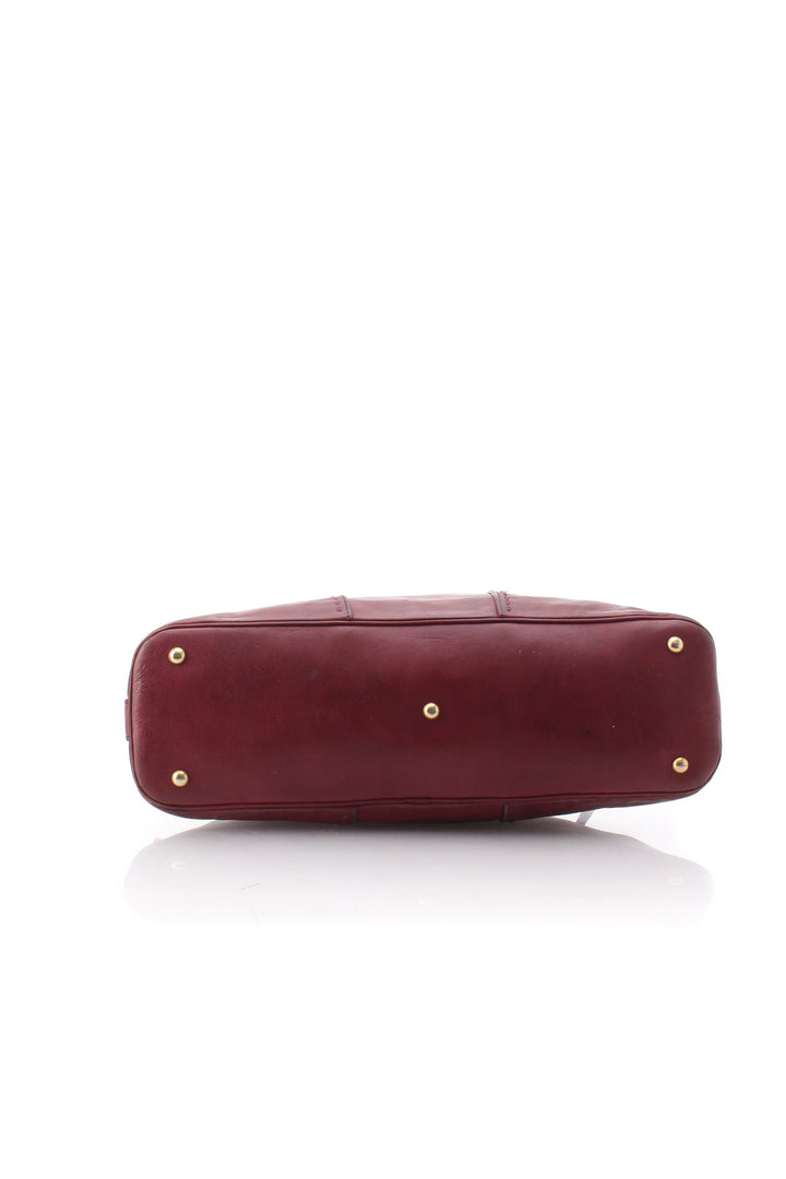 Bolsa Saint Laurent rojo, detalle – ClosetRehab