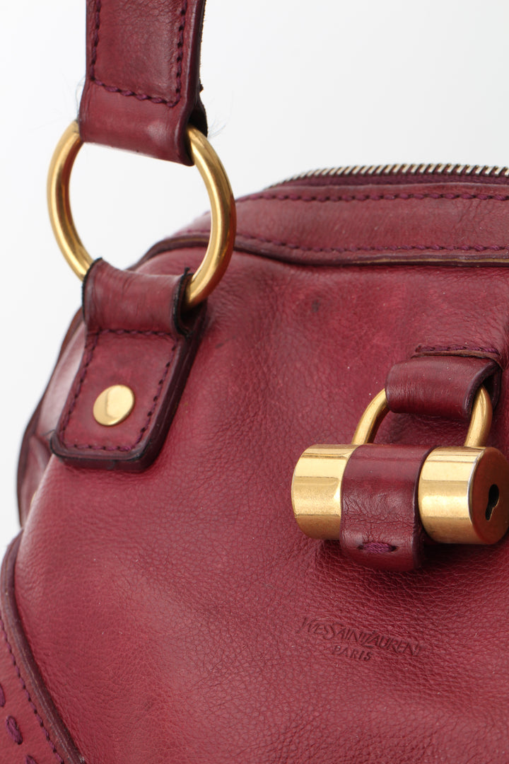 Bolsa Saint Laurent rojo, detalle 5 – ClosetRehab
