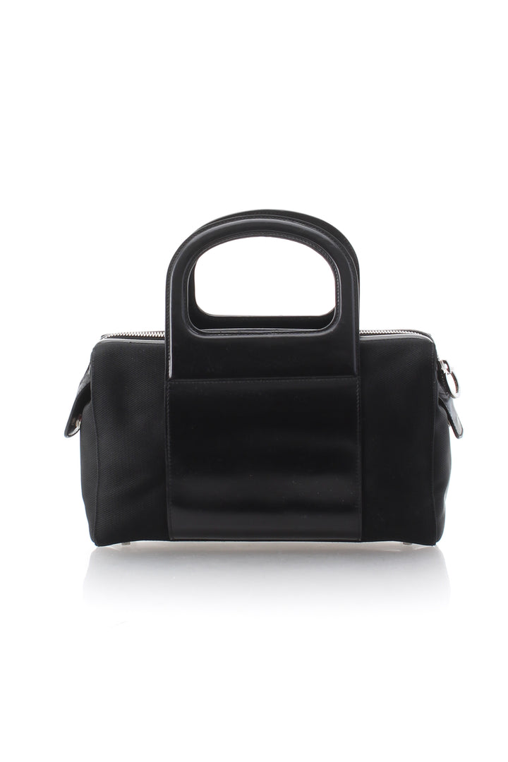 Bolsa Salvatore Ferragamo negro, vista lateral – ClosetRehab