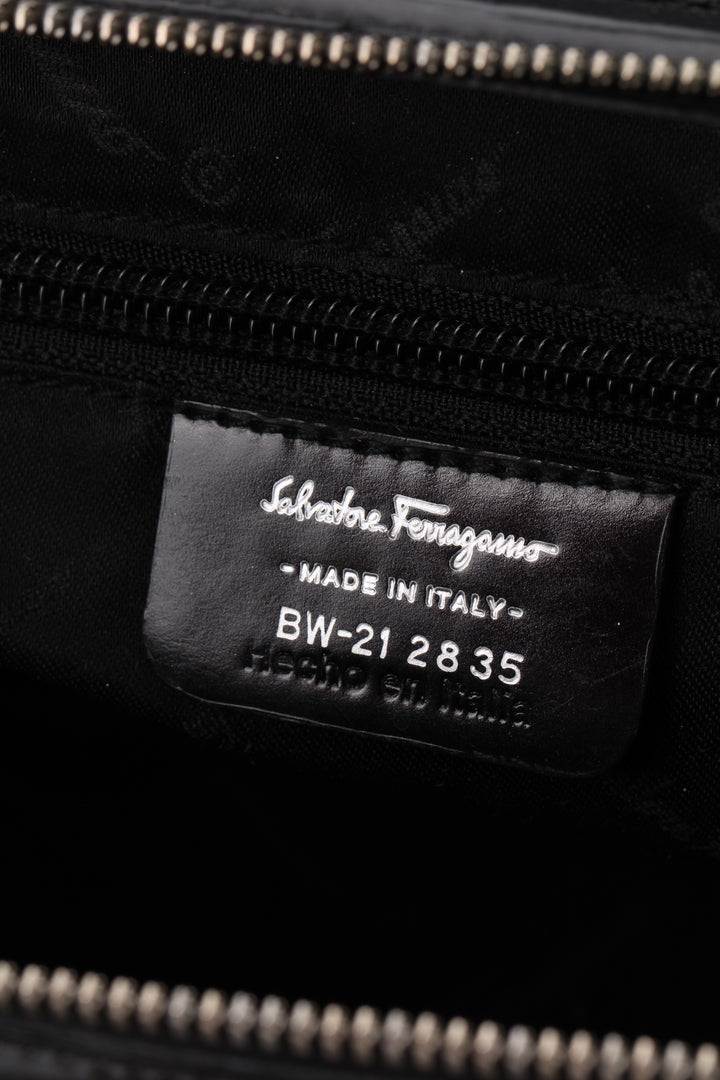 Bolsa Salvatore Ferragamo negro, detalle 8 – ClosetRehab