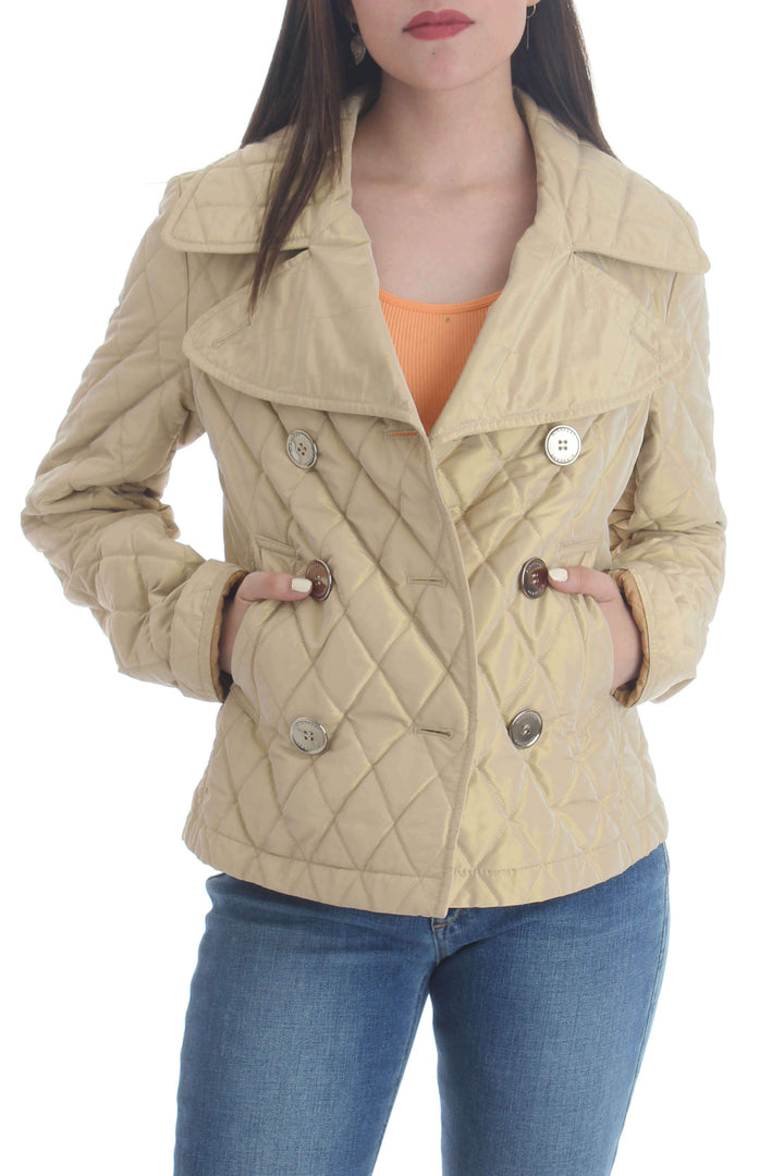 Chaqueta Burberry beige, vista frontal – ClosetRehab