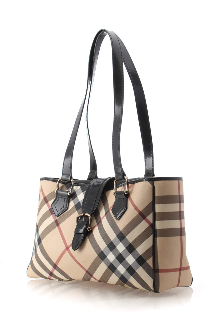 Bolsa Burberry Pañalera / Cambiador beige, vista posterior – ClosetRehab