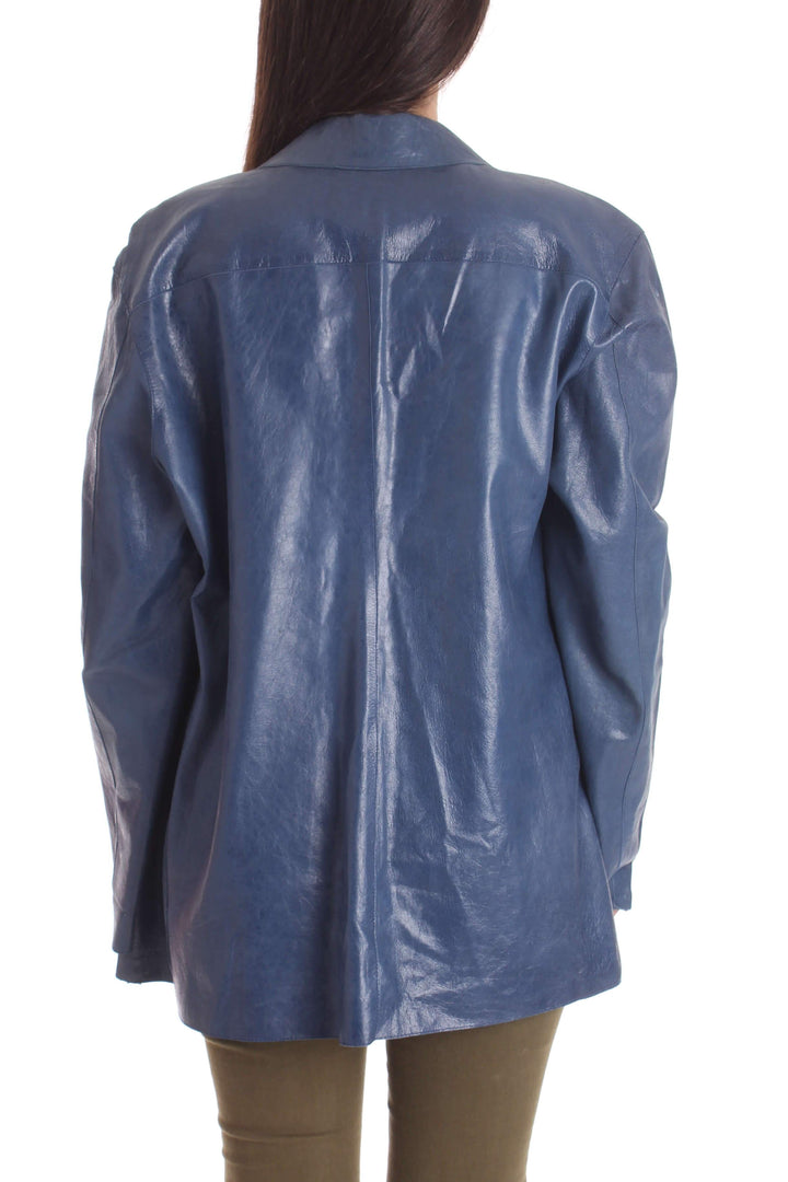 Chamarra José Sanchez azul, vista posterior – ClosetRehab