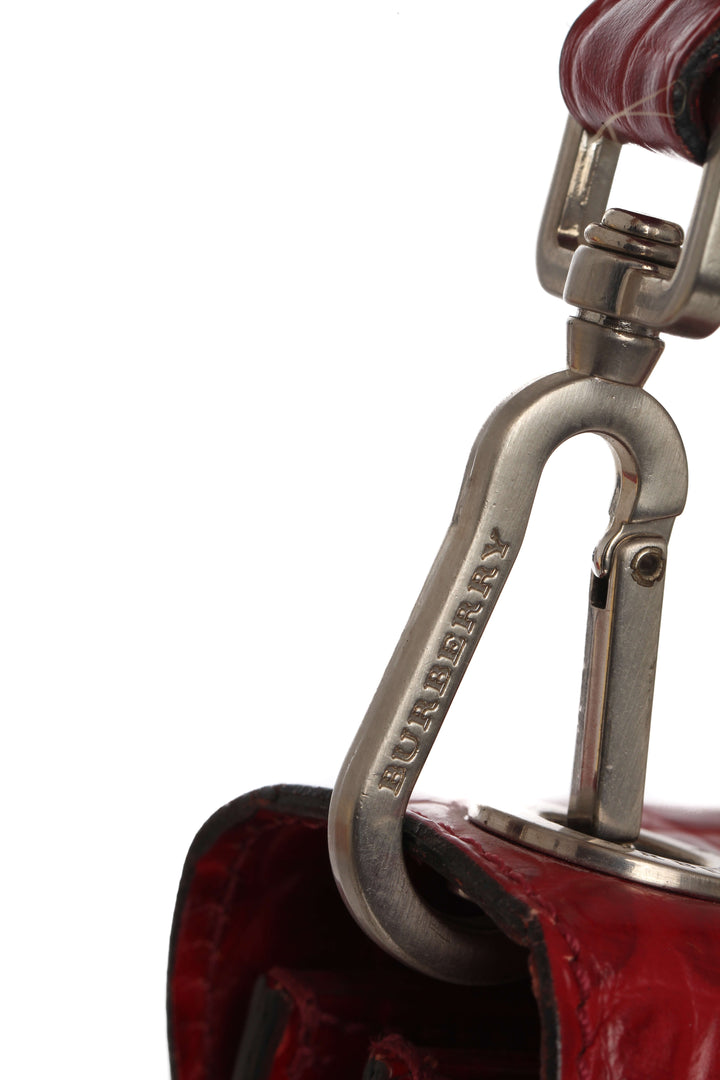Bolsa Burberry rojo, detalle 9 – ClosetRehab