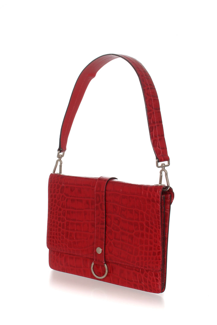 Bolsa Burberry rojo, vista posterior – ClosetRehab